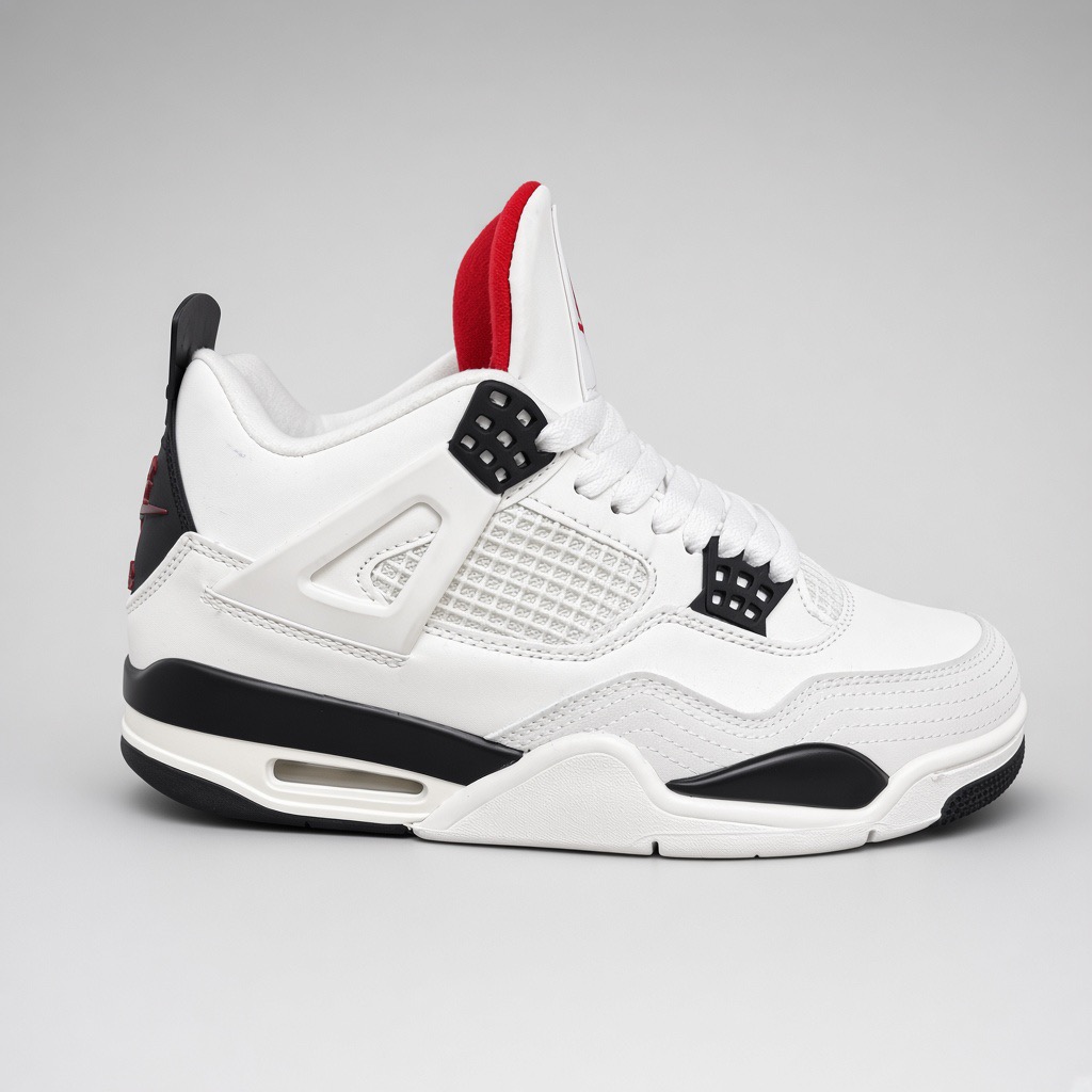 Air Jordan 4 Retro — White Cement
