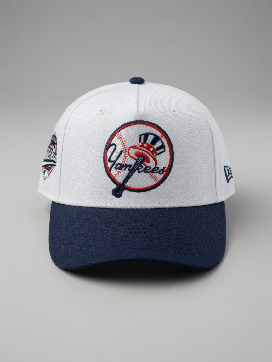 New York Yankees — White / Navy Logo